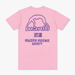 T-shirt Manto Society 25 rose