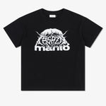 T-shirt oversize Manto Treasure Zone Noir