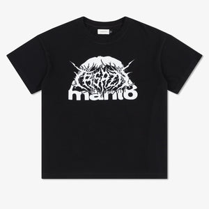 T-shirt oversize Manto Treasure Zone Noir