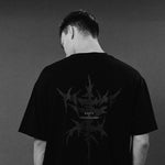 T-shirt oversize Manto Treasure Zone Noir