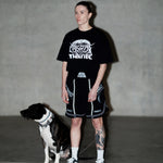 T-shirt oversize Manto Treasure Zone Noir