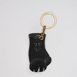 Mini gant porte-clés Leone IUTER AC02IU Noir 