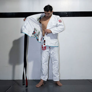 BJJ Gi Half Sumo Tengu Blanc-Combat Arena