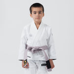 BJJ Gi enfant Kingz Kore V2 IBJJF Blanc 