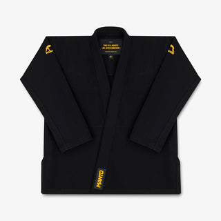 BJJ Gi Manto Base 3.0 Noir-orange 