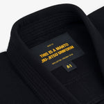 BJJ Gi Manto Base 3.0 Noir-orange 