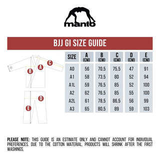 BJJ Gi Manto Society blanc