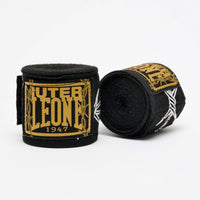 Bendaggi fasce mani 3,5mt Leone IUTER Barbed Wire AB705IU Nero-Combat Arena