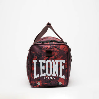 Borsone Leone Urban Fighter AC960 Rosso-nero camo-Combat Arena