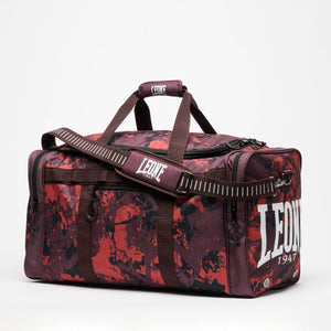 Sac de sport Leone Urban Fighter AC960 camo rouge-noir-Combat Arena