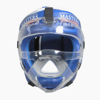 Casque avec visière Masters WAKO Bleu-Combat Arena