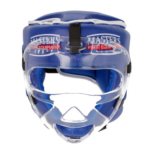 Casque avec visière Masters WAKO Bleu 