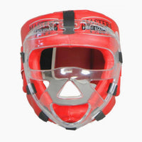 Casque avec visière Masters WAKO Rouge-Combat Arena