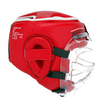 Casque avec visière Masters WAKO Rouge 