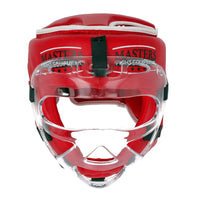 Casque avec visière Masters WAKO Rouge 