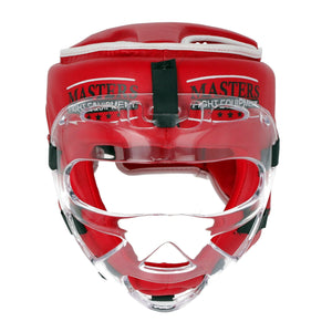 Casque avec visière Masters WAKO Rouge 