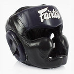 Caschetto Fairtex Diagonal Vision Sparring HG13 Noir-bleu 