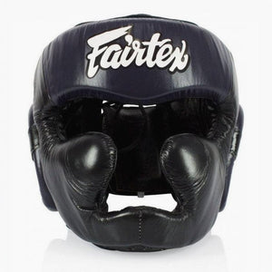 Caschetto Fairtex Diagonal Vision Sparring HG13 Noir-bleu 