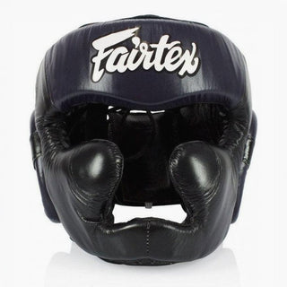 Caschetto Fairtex Diagonal Vision Sparring HG13 Noir-bleu 