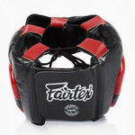 Casque Fairtex Diagonal Vision Sparring HG13 Noir-rouge 