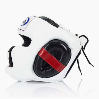 Casque Fairtex Super Sparring HG10 Blanc 