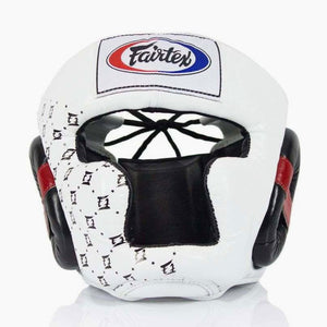 Casque Fairtex Super Sparring HG10 Blanc 