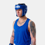 Casque Sting Competition Approuvé World Boxing Bleu 
