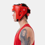 Casque Sting Competition Approuvé World Boxing Rouge 