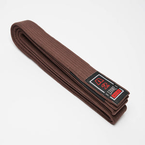 Ceinture Jiu-jitsu brésilien Leone AB404 Marron-Combat Arena