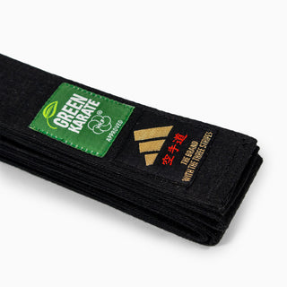 Ceinture Adidas Elite WKF Noir avec Kanji 