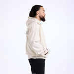 Felpa Boxraw Sparring Club Oversize con cappuccio Beige-Combat Arena