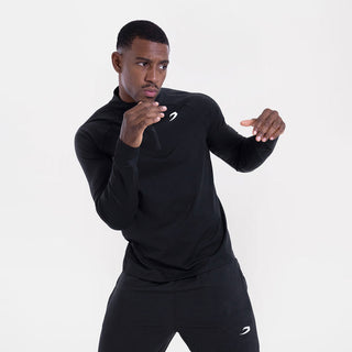 Sweat Boxraw Valdes avec fermeture éclair Noir-Combat Arena
