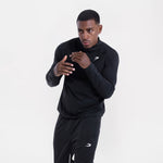 Sweat Boxraw Valdes avec fermeture éclair Noir-Combat Arena