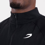 Sweat Boxraw Valdes avec fermeture éclair Noir-Combat Arena