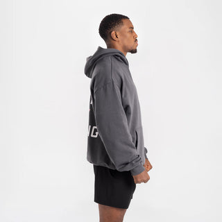 Sweat Boxraw We Don't Play Boxing oversize à capuche Gris-rose-Combat Arena
