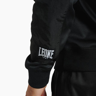 Sweat Leone Logo Wacs à capuche ABX127 Noir 
