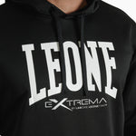 Sweat Leone Logo à capuche ABX119 Noir 