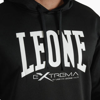 Sweat Leone Logo à capuche ABX119 Noir 