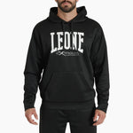 Sweat Leone Logo à capuche ABX119 Noir 
