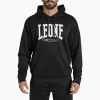 Sweat Leone Logo à capuche ABX119 Noir 