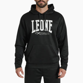 Sweat Leone Logo à capuche ABX119 Noir 