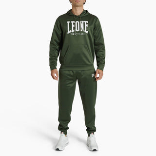 Sweat Leone Logo à capuche ABX119 Vert 