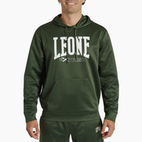 Sweat Leone Logo à capuche ABX119 Vert 