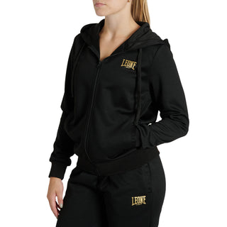 Sweat pour femmes Leone DNA avec capuche et fermeture éclair ABX730 