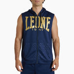 Sweat sans manches avec capuche Leone DNA ABX720 Bleu 