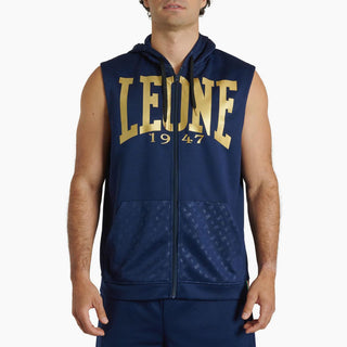 Sweat sans manches avec capuche Leone DNA ABX720 Bleu 