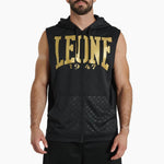 Sweat sans manches avec capuche Leone DNA ABX720 Noir 