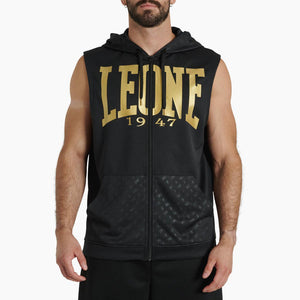 Sweat sans manches avec capuche Leone DNA ABX720 Noir 