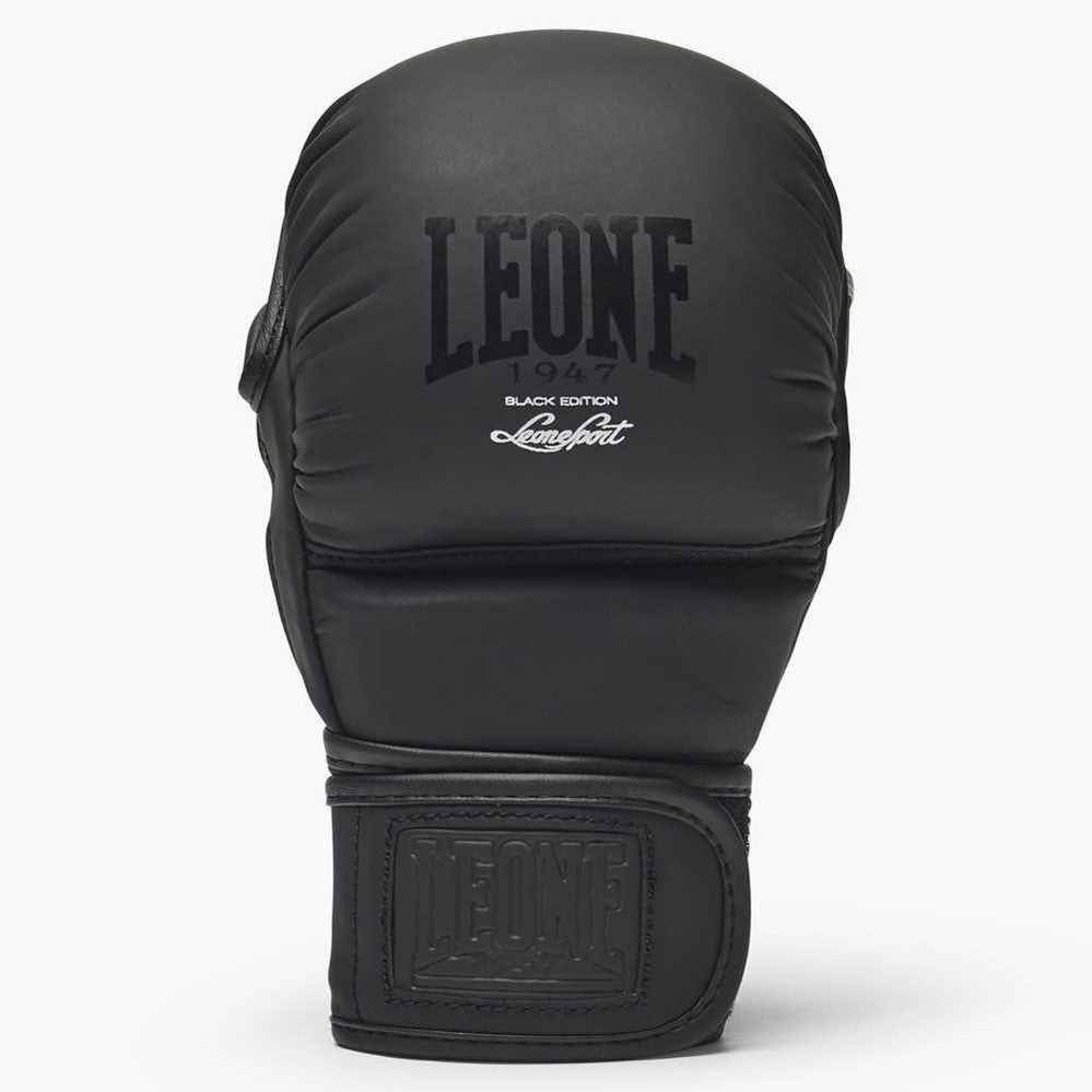 Gants MMA Leone 1947 Black Edition - Polyuréthane, Rembourrage EVA, Parfait Sparring & Grappling