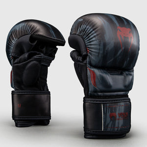 Gants MMA Venum Demon Noir-gris-Combat Arena